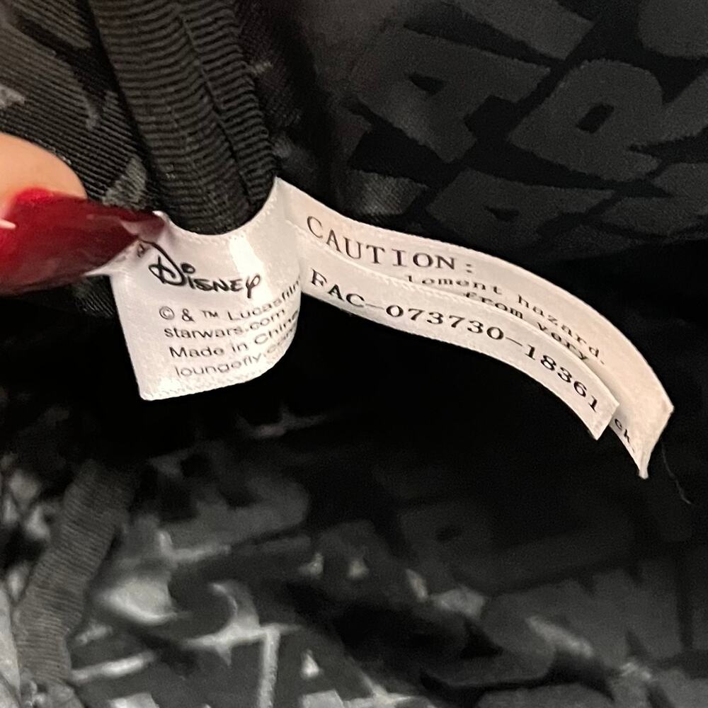 Disney Parks Star Wars Lounge fly SChibi Characters Cute Mini Backpack Like New - Picture 10 of 10